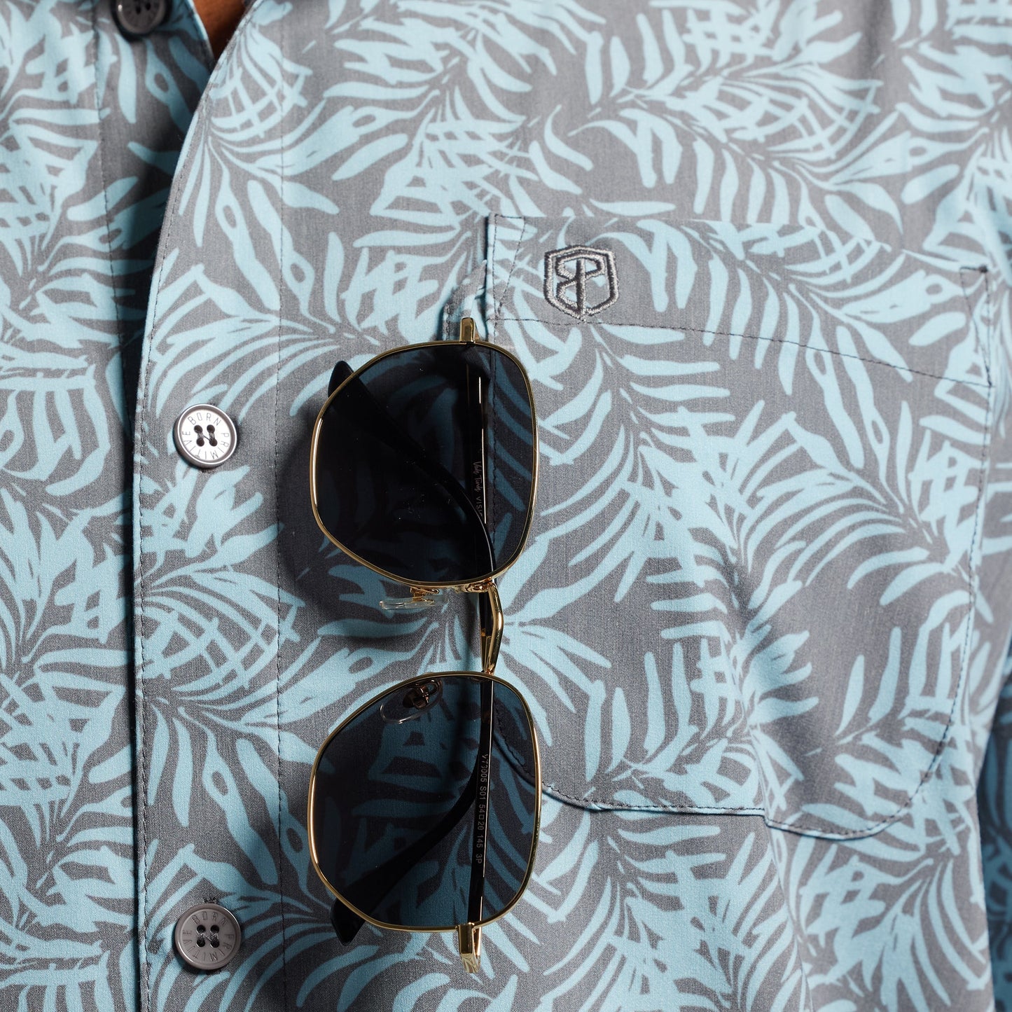 Voyager Button Up 2.0 (Cool Palm)