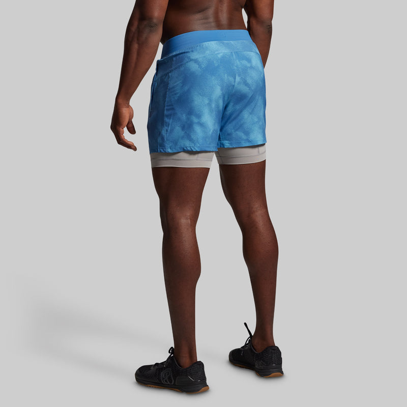 Versatile Short w/ Compression 5" (Glacier Blue)