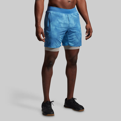 Versatile Short w/ Compression 7" (Glacier Blue)