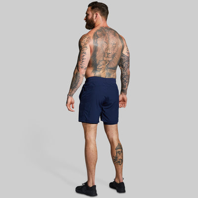 Versatile Short w/ Compression 7" (Navy)