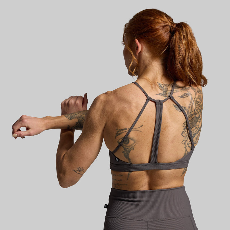 Break the Limits Sports Bra (Dark Grey)