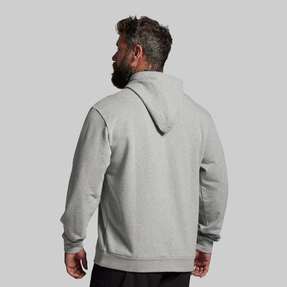 No Excuses Men's Unmatched Hoodie (Heather Grey)
