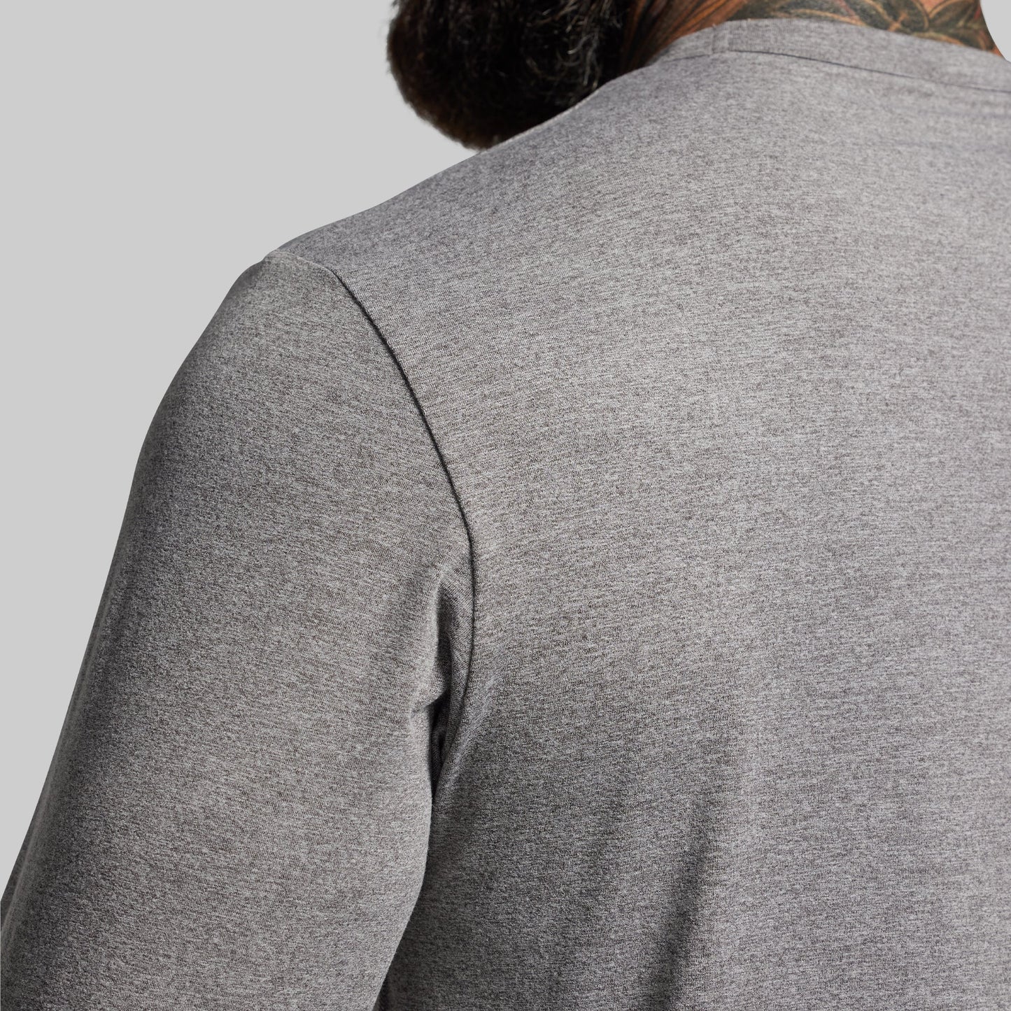 BP Premium Basic Long Sleeve (Heather Grey)