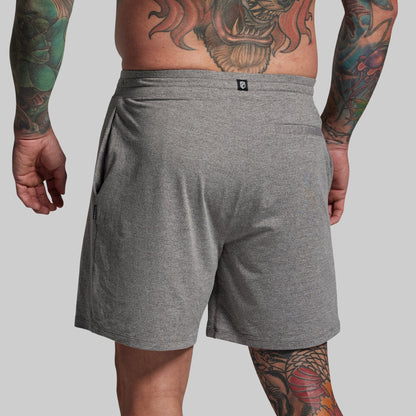 BP Premium Basic All-In-One Short (Heather Grey)