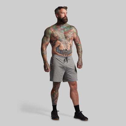 BP Premium Basic All-In-One Short (Heather Grey)