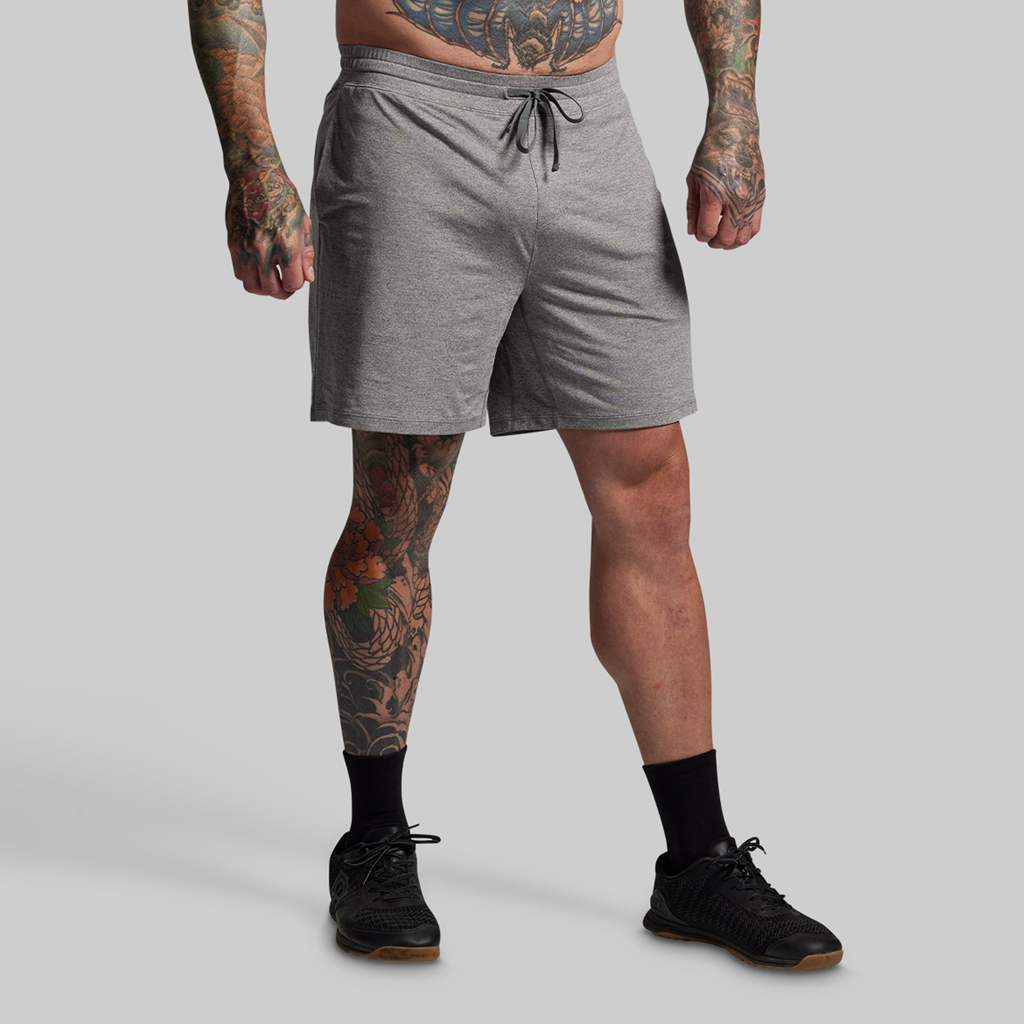 BP Premium Basic All-In-One Short (Heather Grey)
