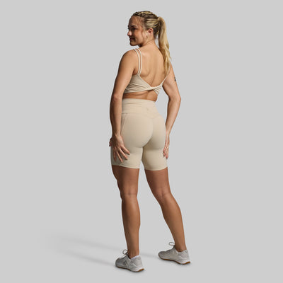 Tempo Biker Short (Oatmeal)