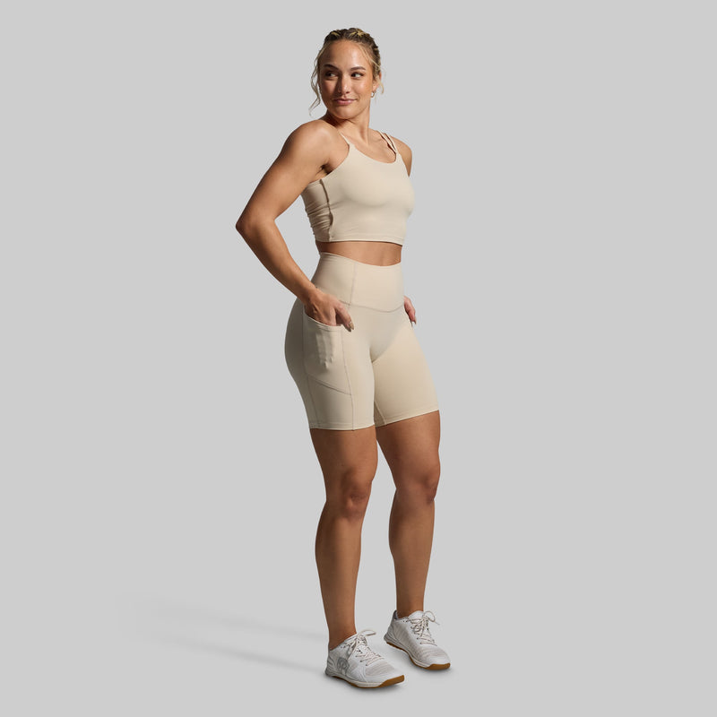 Tempo Biker Short (Oatmeal)
