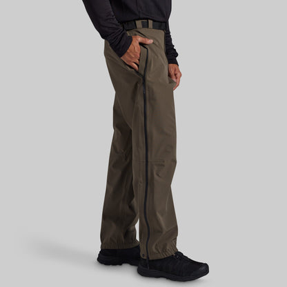 Side view of Ranger Green Mission FLEX Rain Pant 2.0