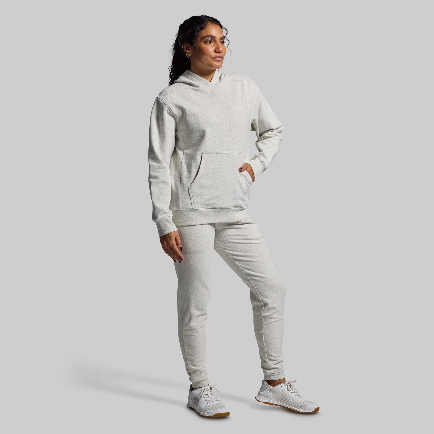 Women's Unmatched Hoodie (Heather White)