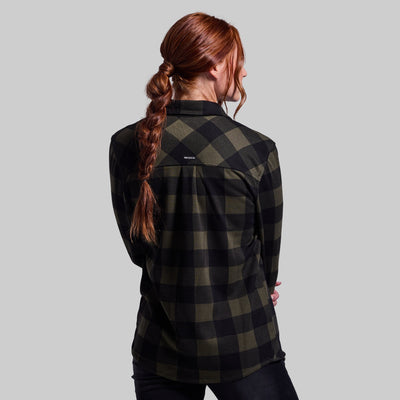 Woodsman Stretchy Flannel (Forest)