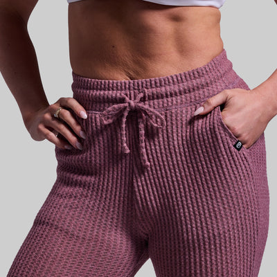 R and R Waffle Lounge Pant (Marsala)