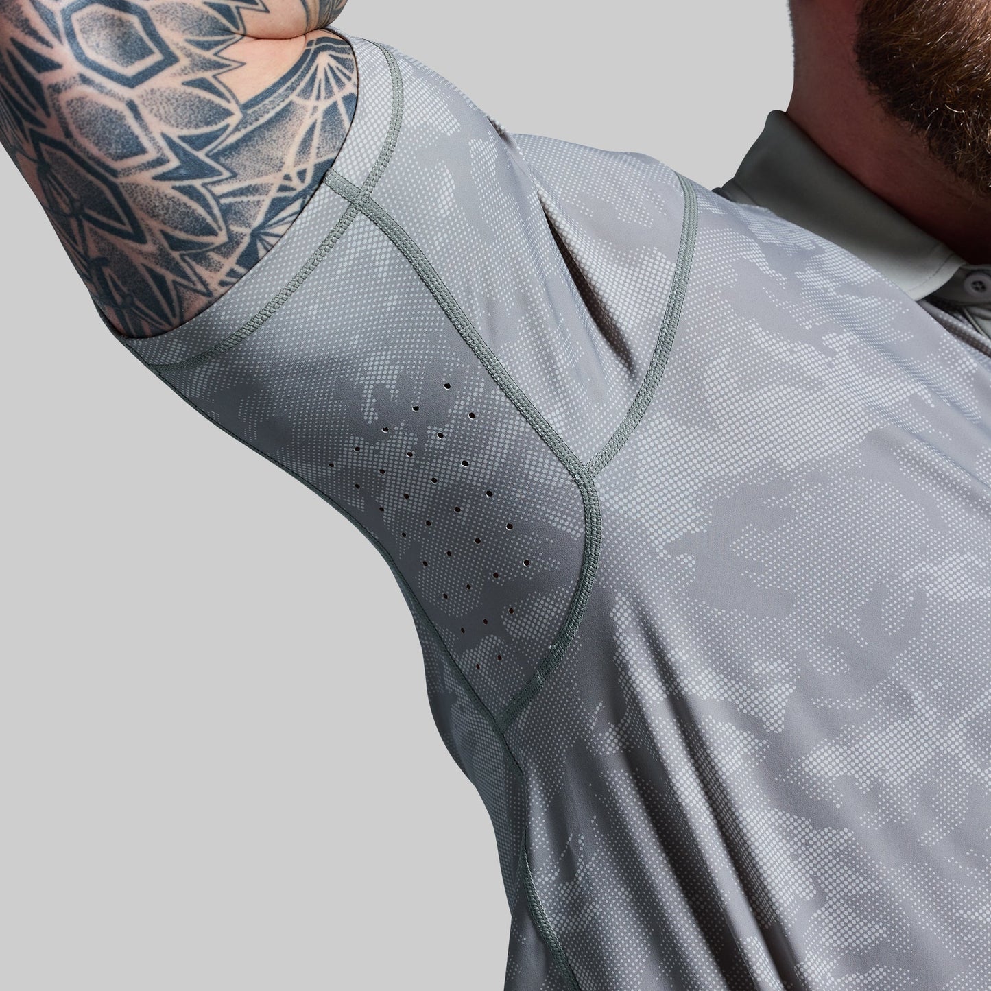 Men's Tek Polo (Paloma Grey Camo)