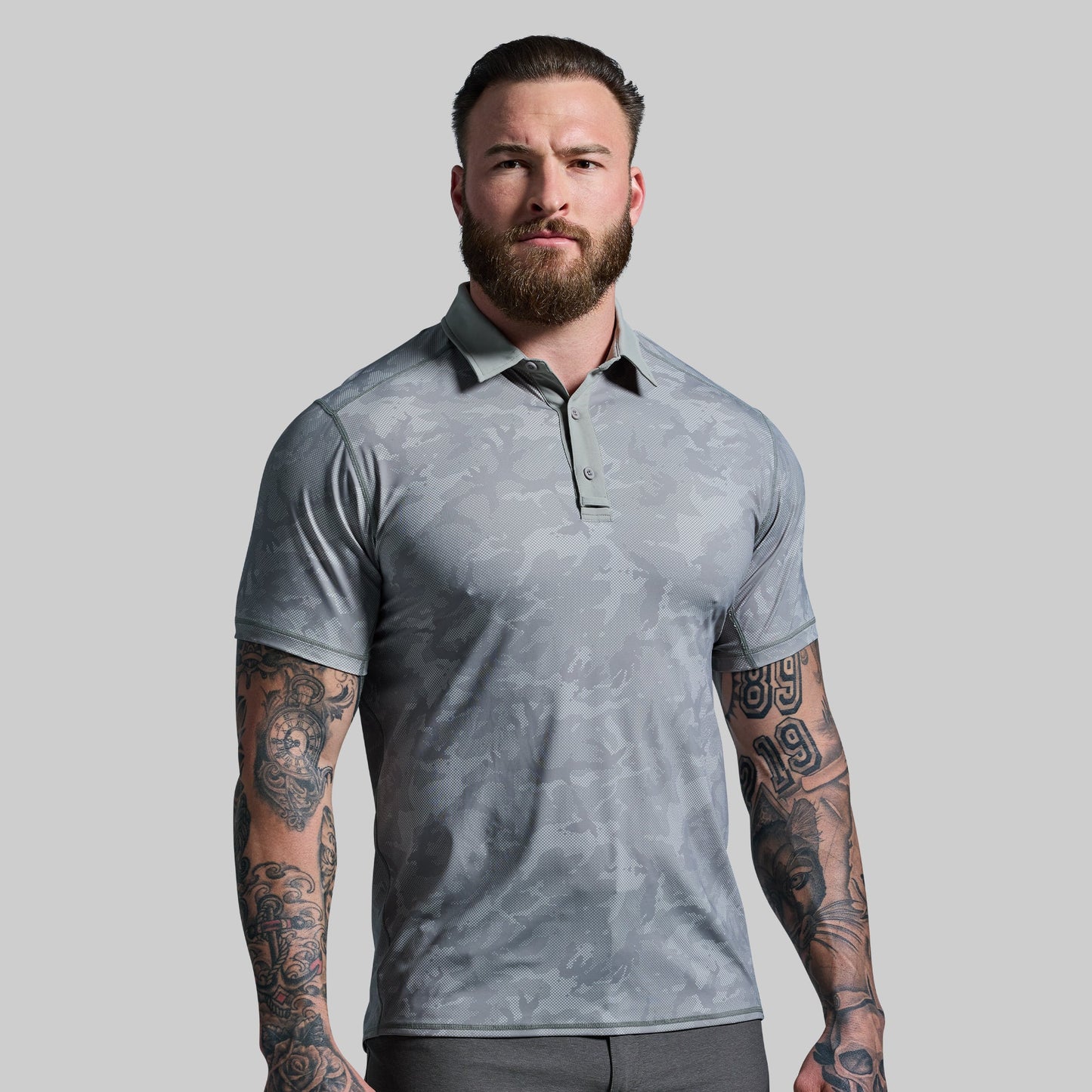 Men's Tek Polo (Paloma Grey Camo)