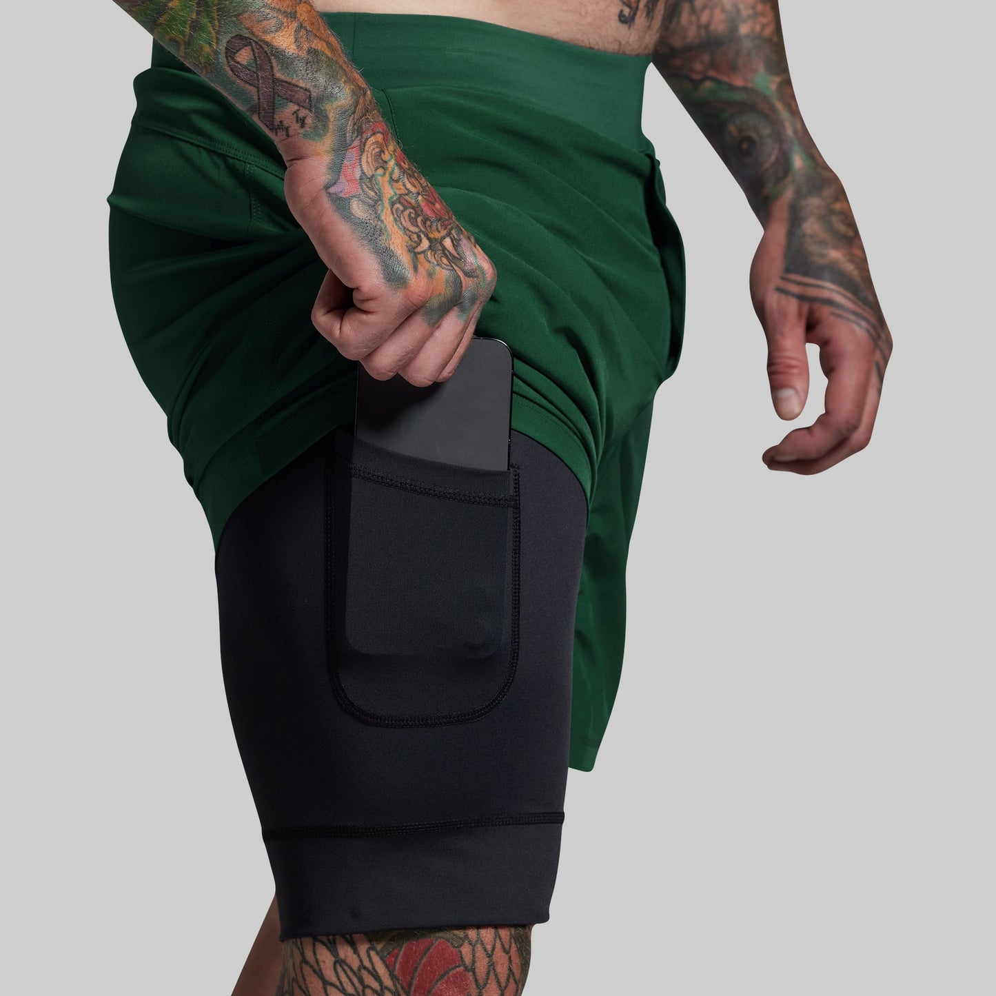 Versatile Short w/ Compression 7" (Grove)