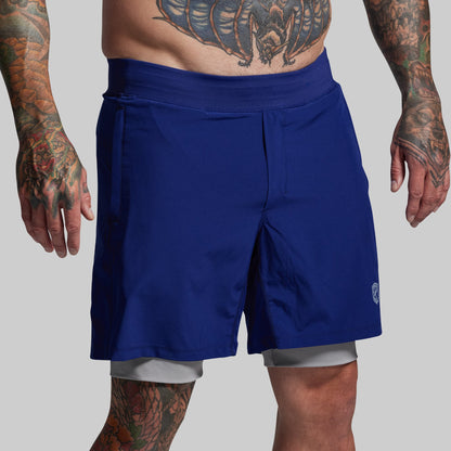 Versatile Short w/ Compression 7" (Cobalt)