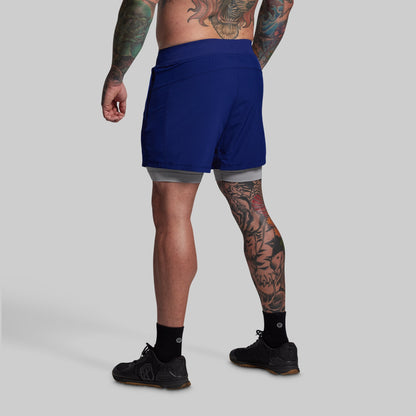 Versatile Short w/ Compression 5" (Cobalt)