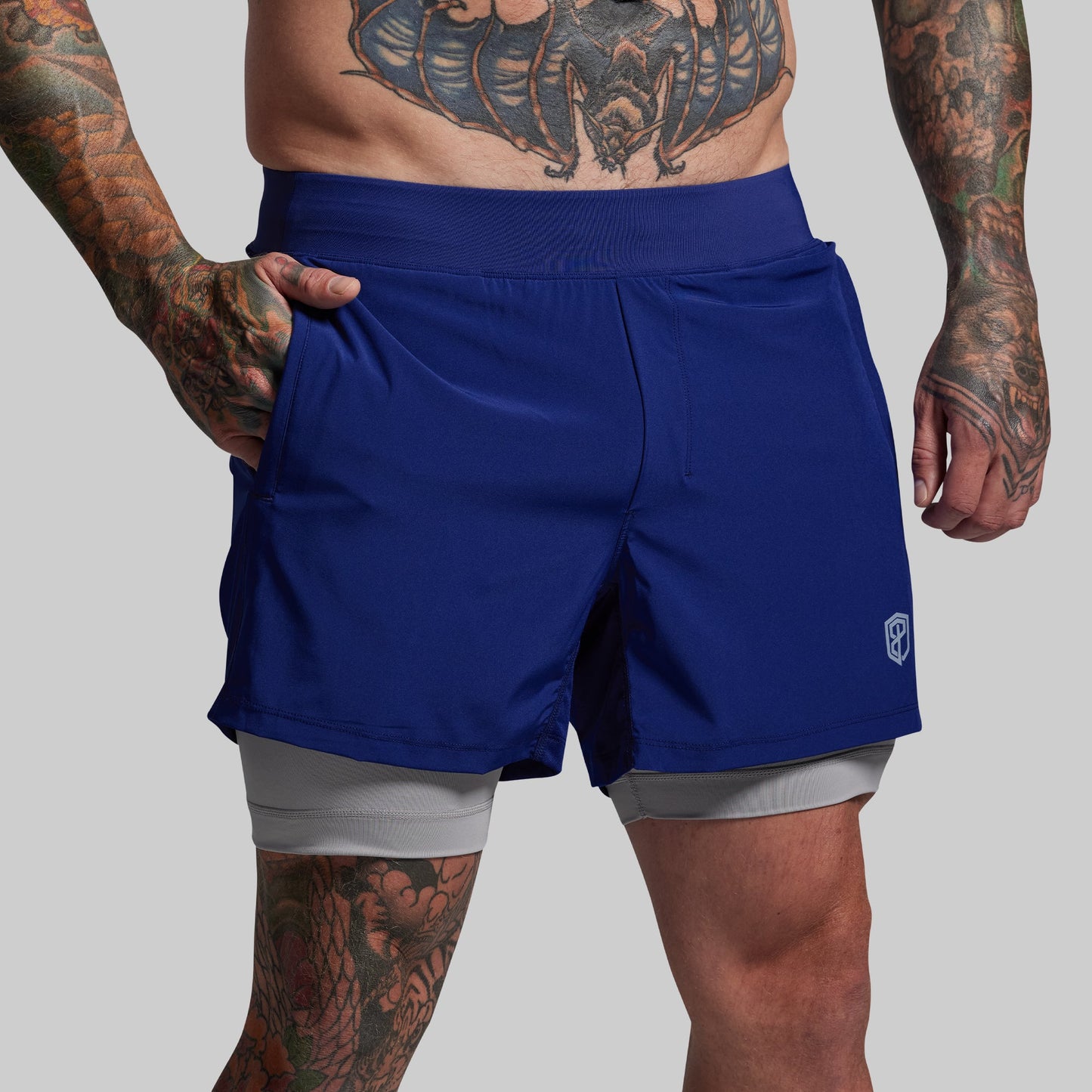 Versatile Short w/ Compression 5" (Cobalt)