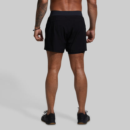 Versatile Short w/ Compression 5" (Black)