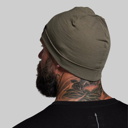 Ridgeline Merino Beanie 165 (OD Green)