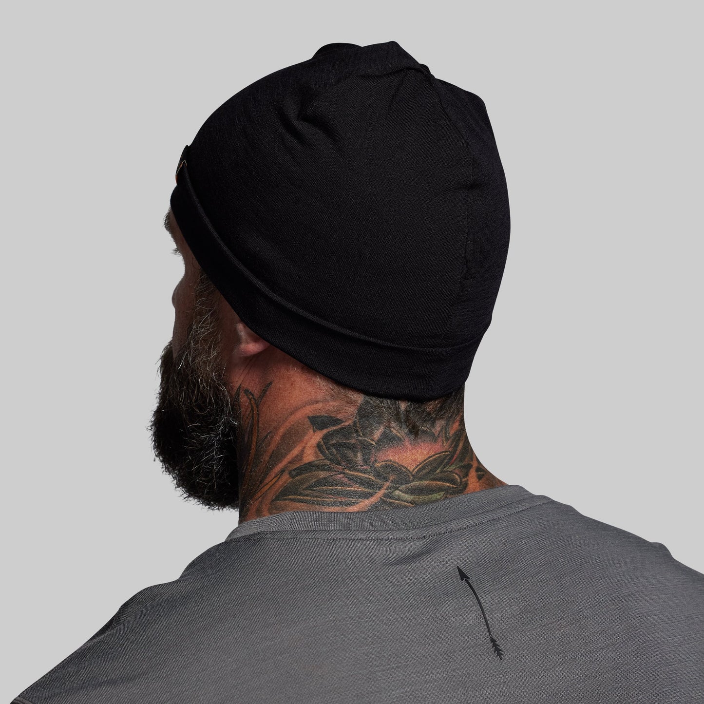 Ridgeline Merino Beanie 165 (Black)