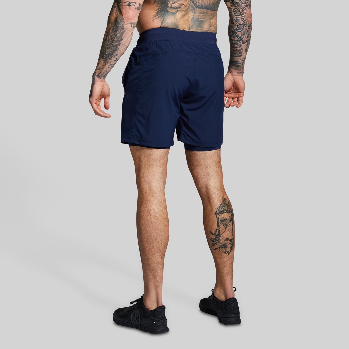 Versatile Short w/ Compression 7" (Navy)