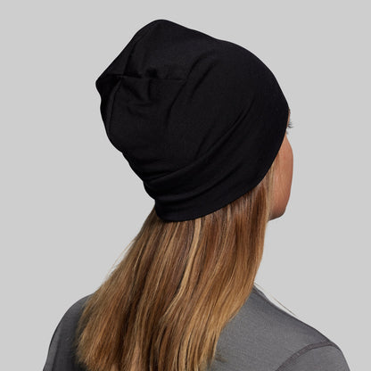 Ridgeline Merino Beanie 165 (Black)