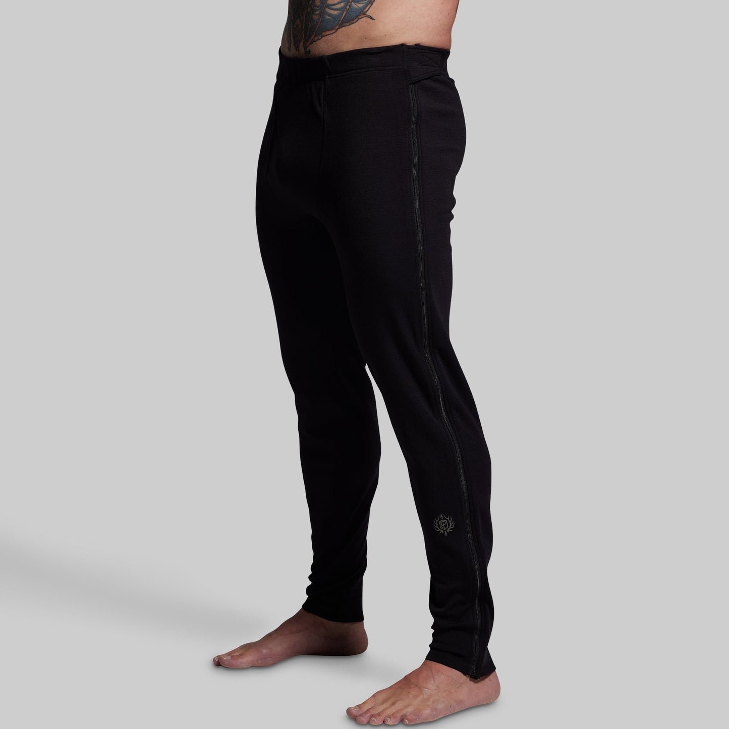 Ridgeline Merino Full Zip Bottom 240 (Black)