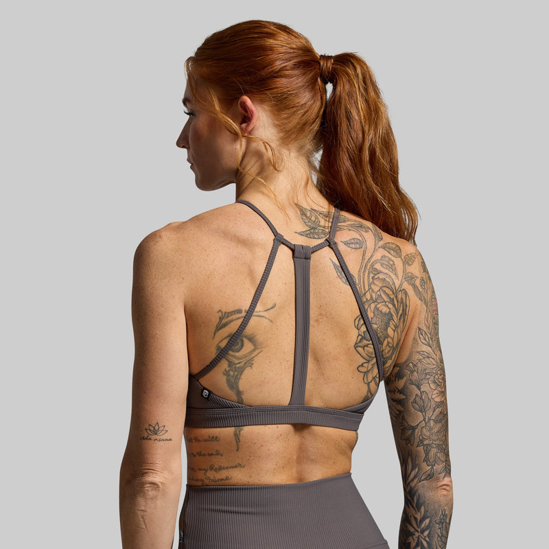 Break the Limits Sports Bra (Dark Grey)