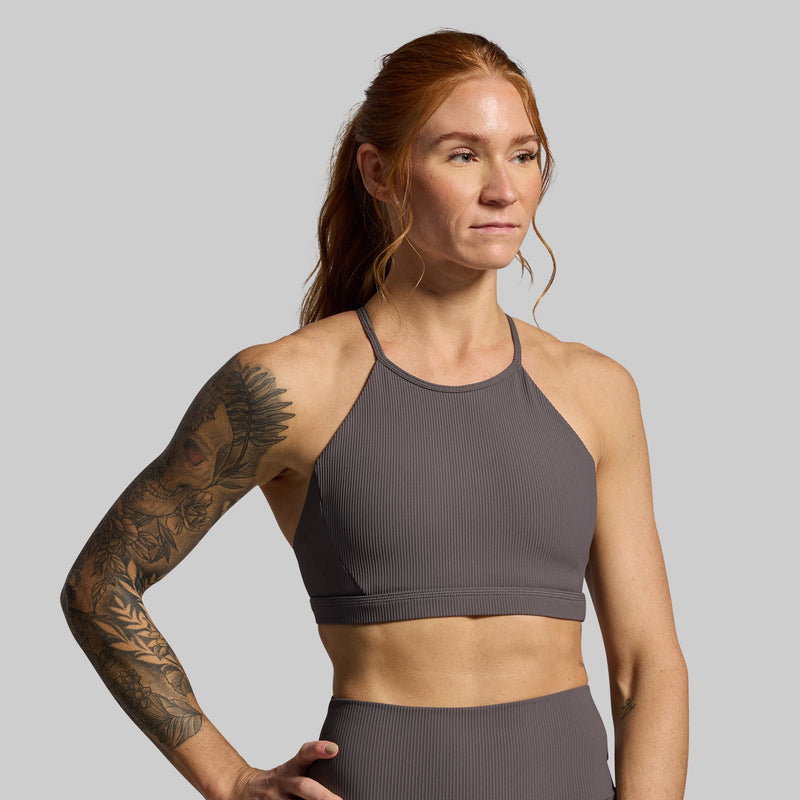 Break the Limits Sports Bra (Dark Grey)