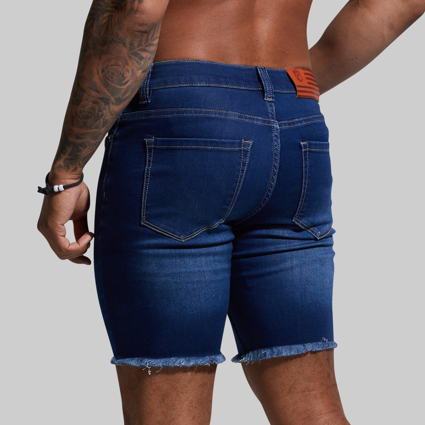 FLEX Stretchy Jort 7" (Dark Wash)