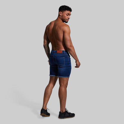 FLEX Stretchy Jort 7" (Dark Wash)