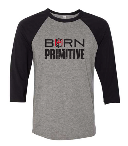 Raglan Thin Red Line (Grey/Black)