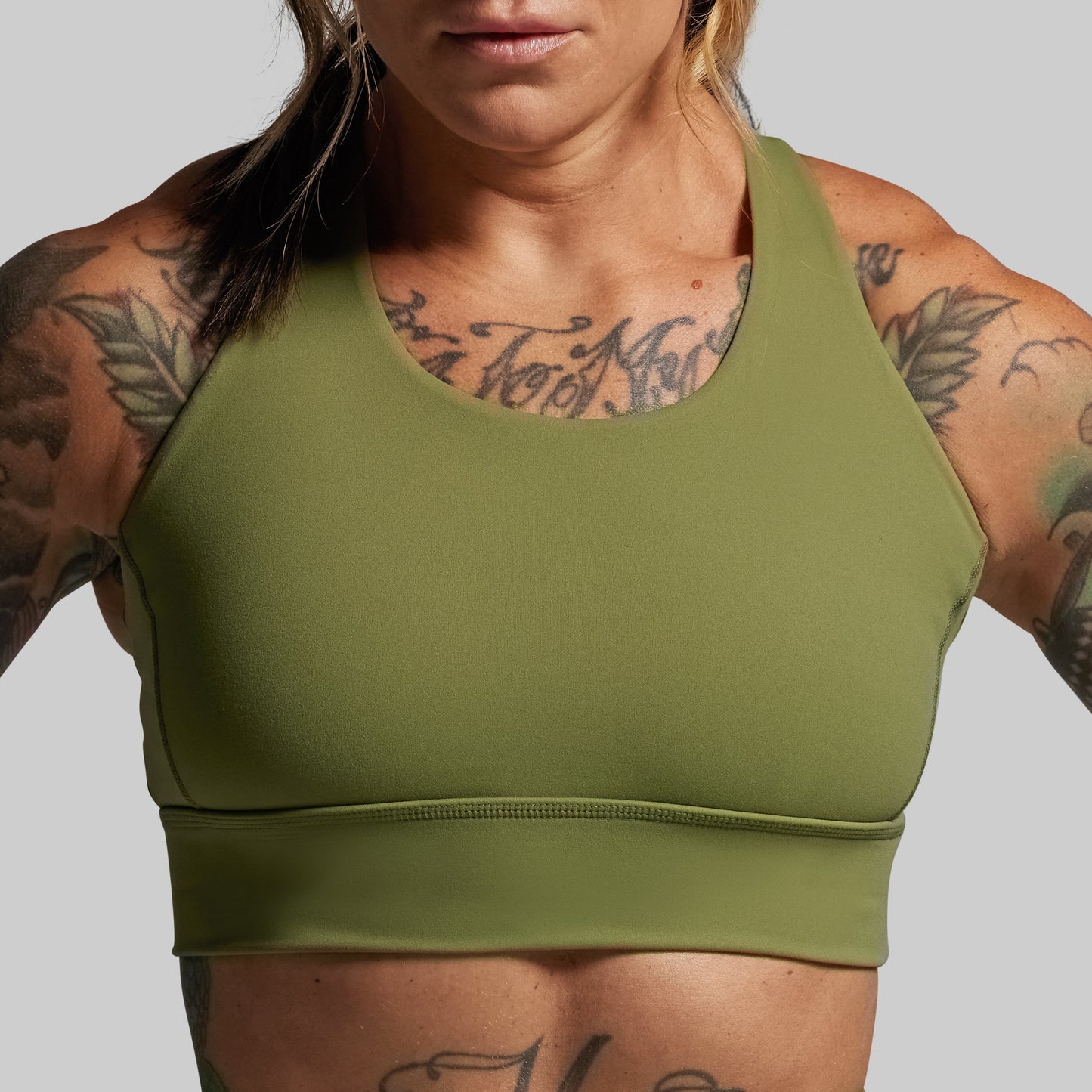 Ignite Sports Bra (Army Green)