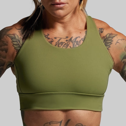 Ignite Sports Bra (Army Green)