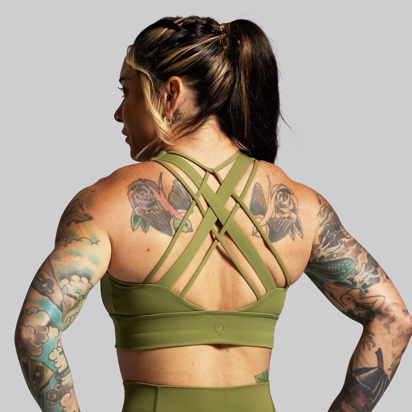 Ignite Sports Bra (Army Green)