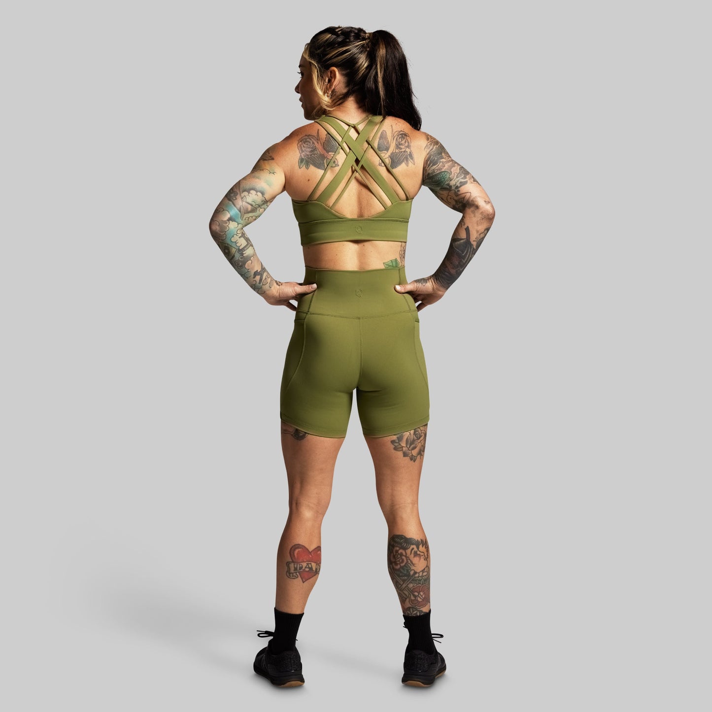 Ignite Sports Bra (Army Green)