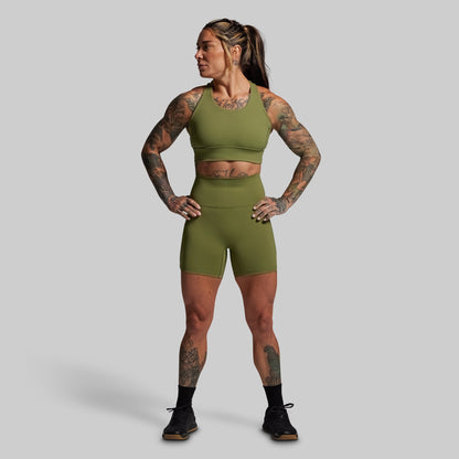Ignite Sports Bra (Army Green)