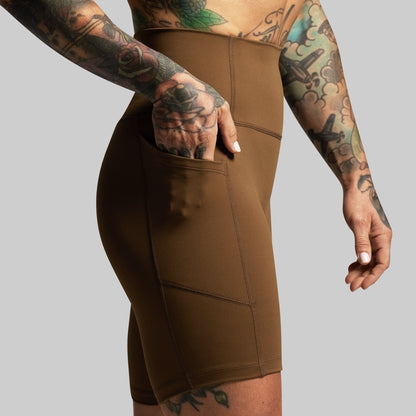 Tempo Biker Short (Coyote Brown)