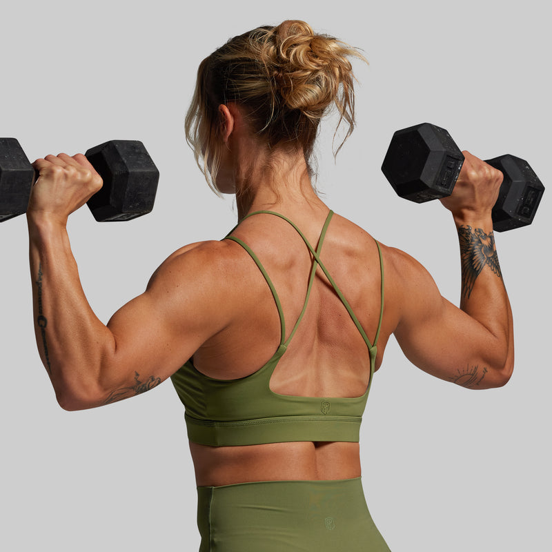 New Heights Booty Short Set (Army Green)