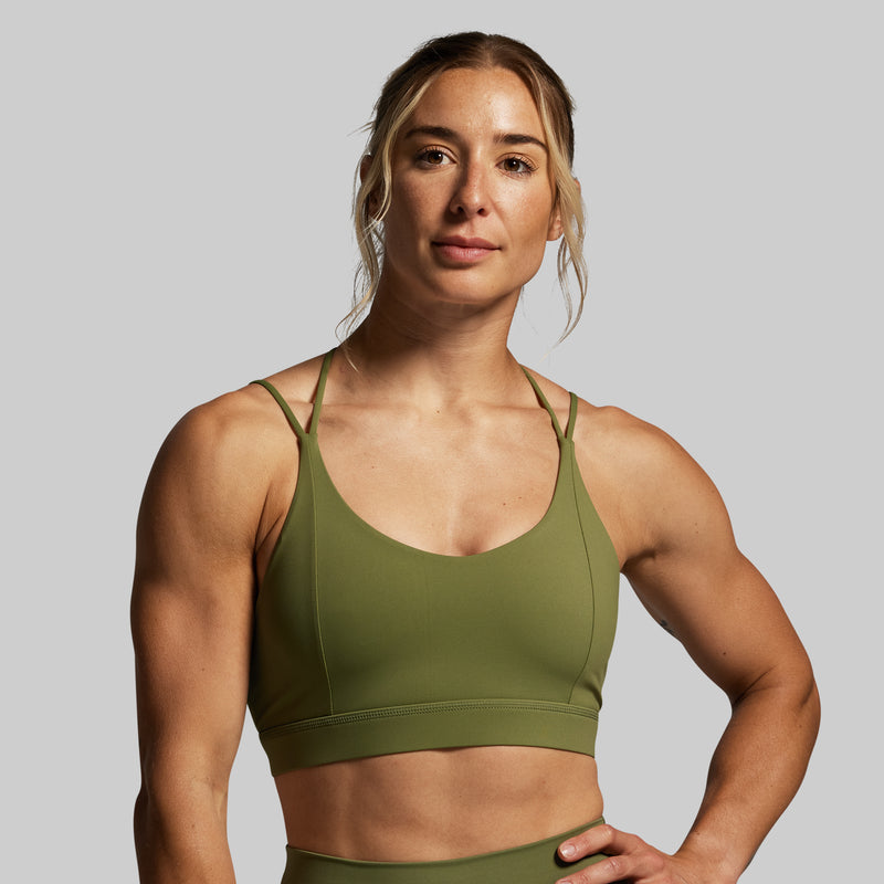 New Heights Booty Short Set (Army Green)