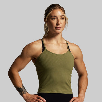 Keep It Easy Tank (Army Green)