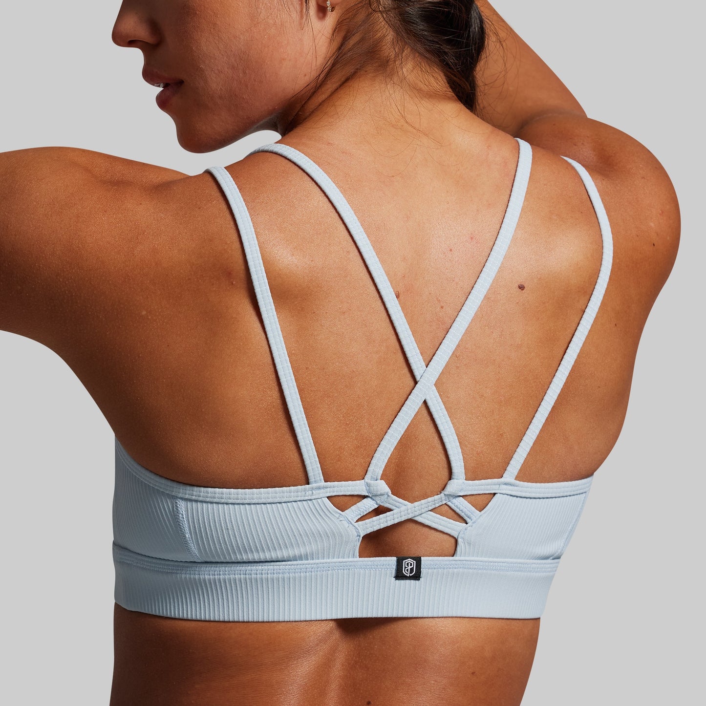 Lotus Sports Bra (Chambray)