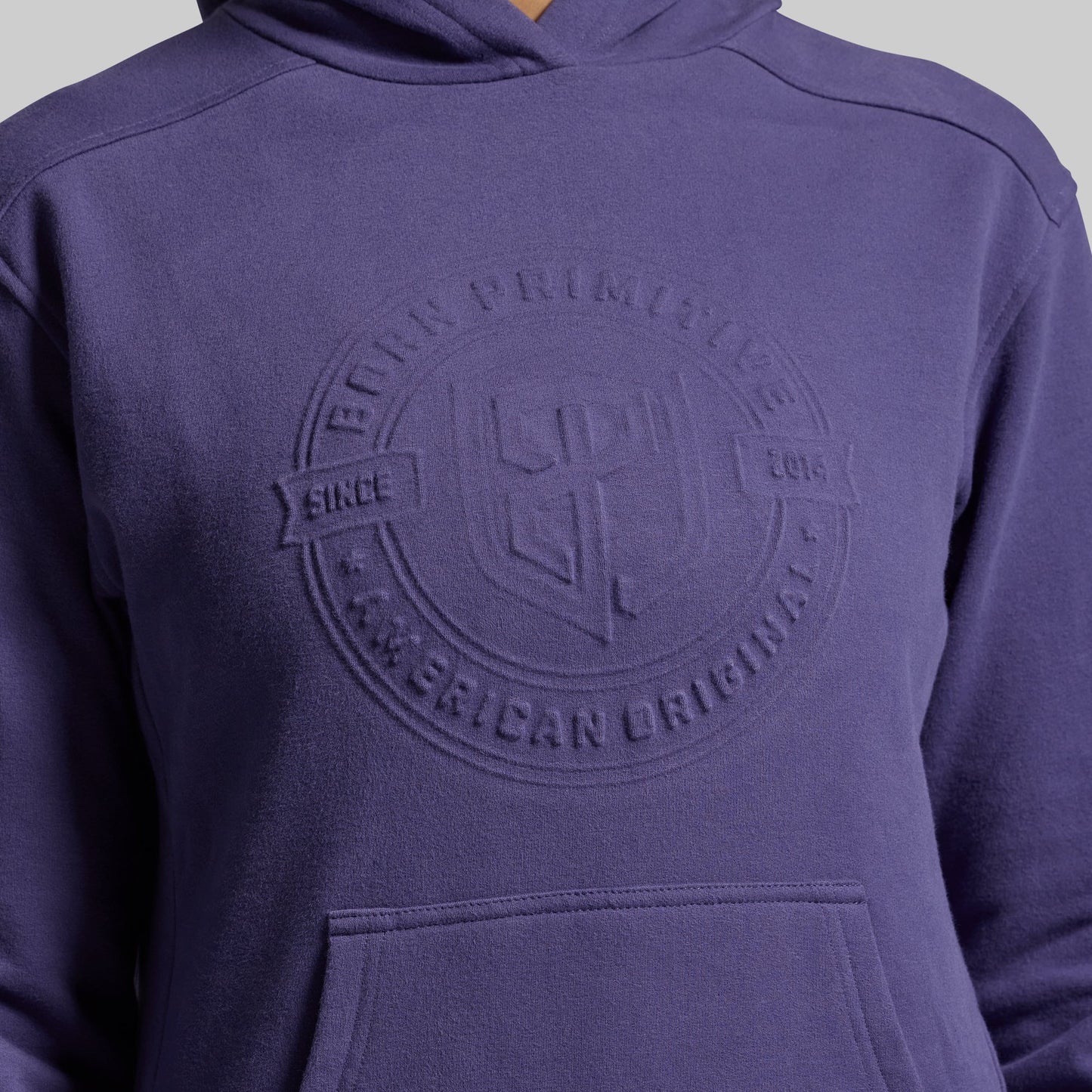 American Original Embossed Women's Unmatched Hoodie (Deep Sky)