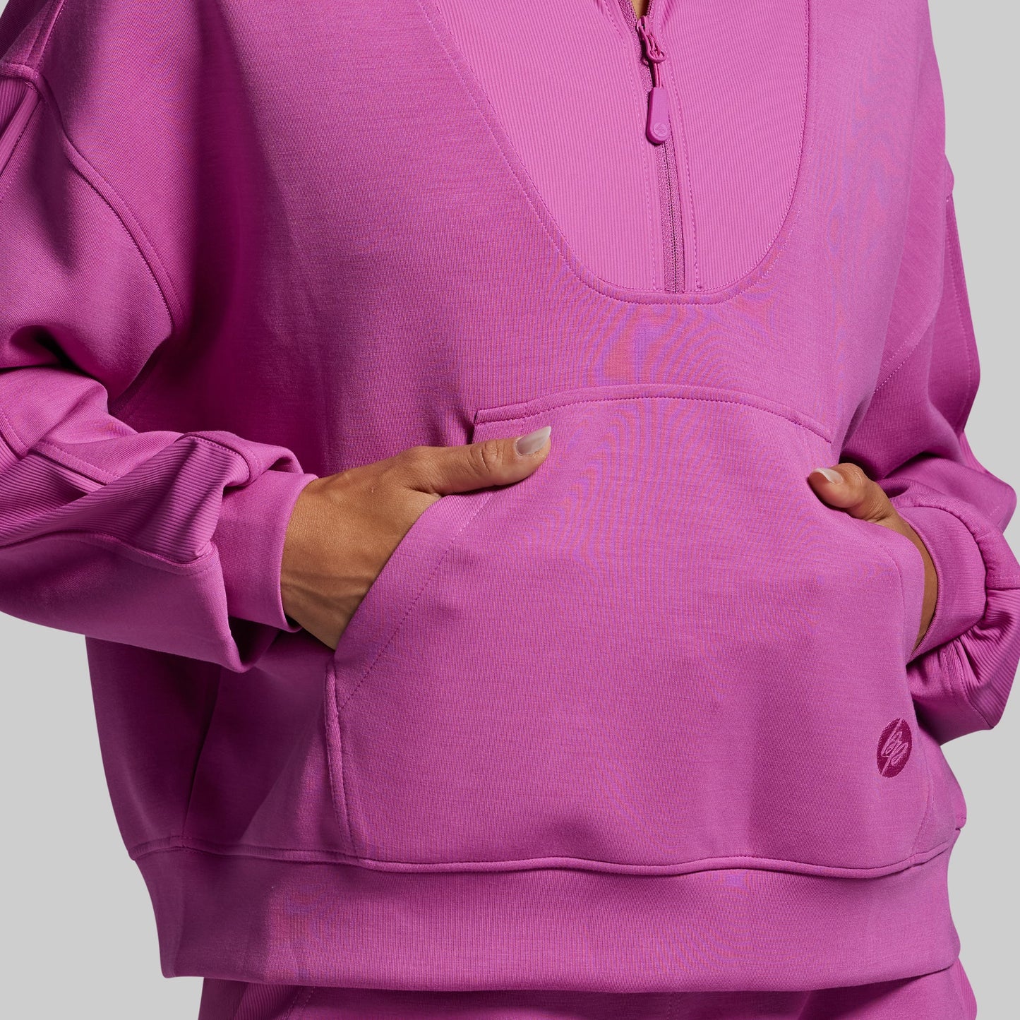 Lounge Lux Quarter Zip Pullover Set (Viola)