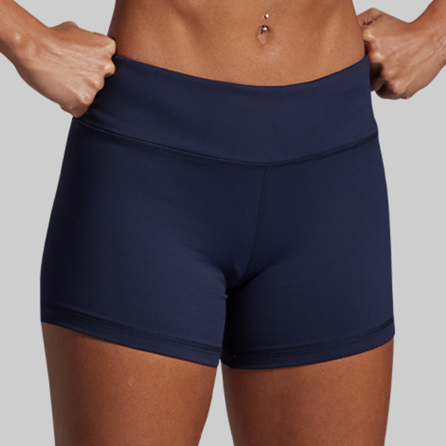 Double Take Booty Short Set (BP Navy)