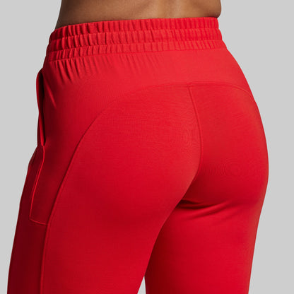 Lounge Lux Cropped Pullover Set (Adrenaline)