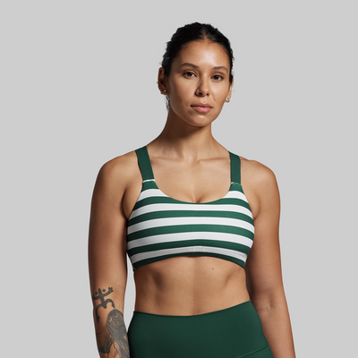 Moxie Sports Bra (Grove Stripe)