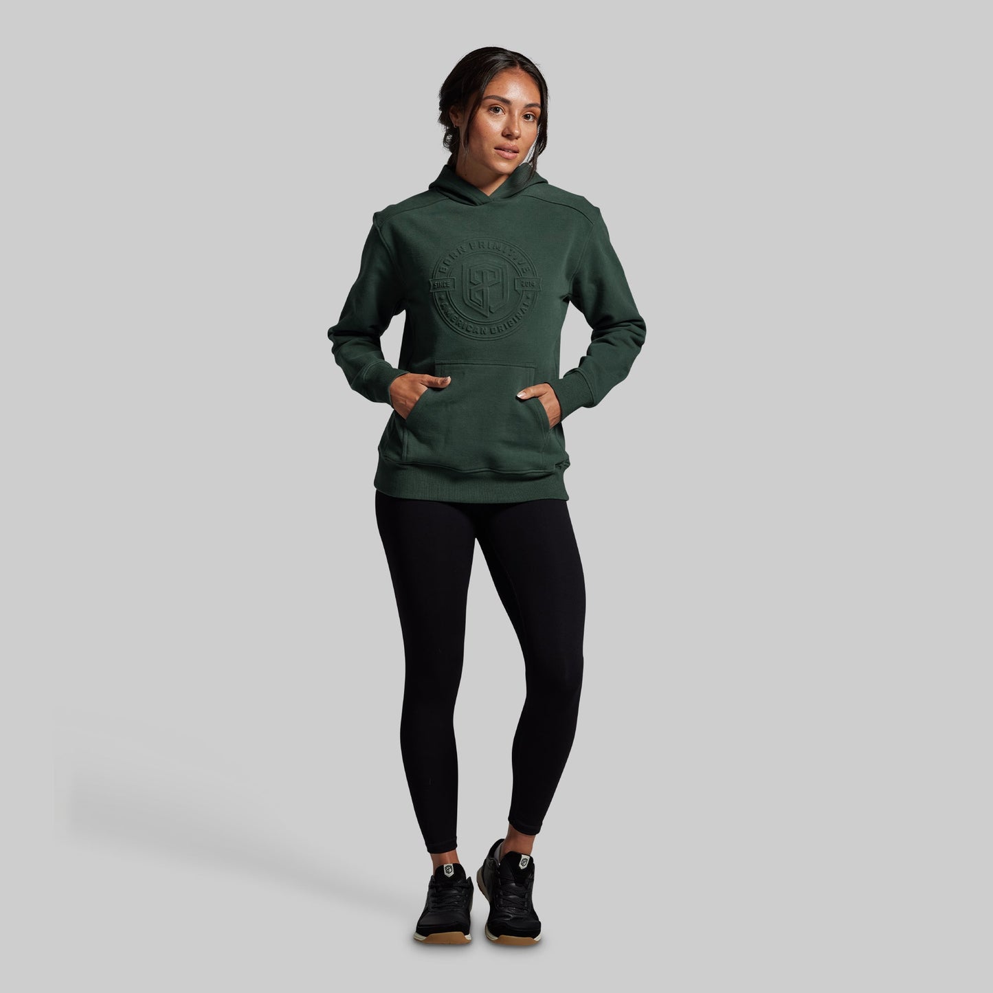 American Original Embossed Women's Unmatched Hoodie (Grove)