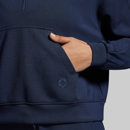 Lounge Lux Quarter Zip Pullover Set (BP Navy)